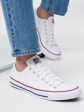 Low Top White Converse Sneakers